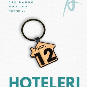 Mbajtëse çelësash dru bamboo