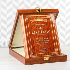 Trofe Certifikatë Druri