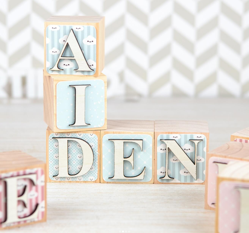 Kub druri me gërma - Figura 2