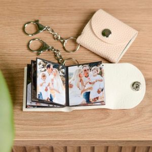 Album fotografik për varëse çelësash Bezhë