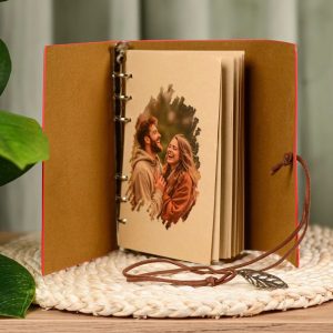 Album fotografik Vintage Red