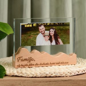 Kornizë druri & qelq 3D