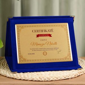 Certifikatë Vlerësimi blu