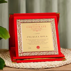 Certifikatë Vlerësimi e Kuqe