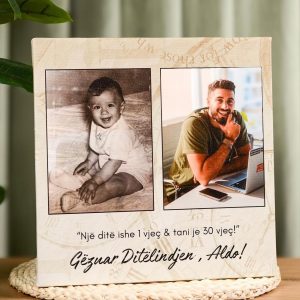 Kanavacë në dërrasë Birthday